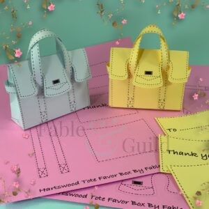 Hartswood SVG purse gift boxes cut file