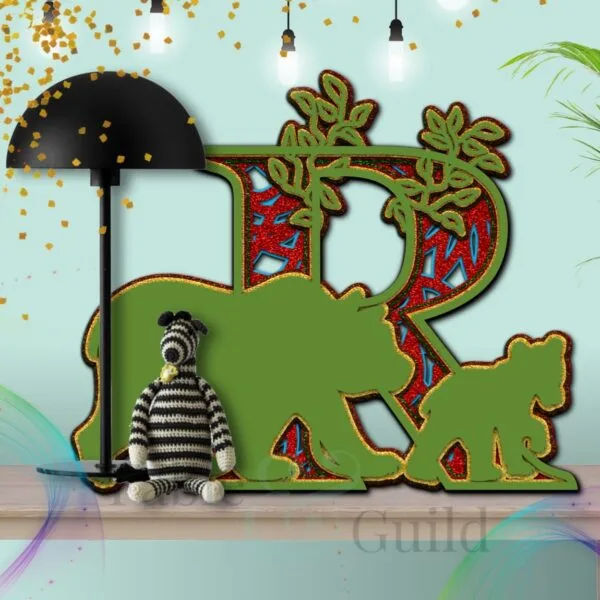 Cricut Mama Bear Letter Cut File R