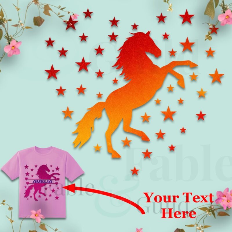 Blaze the Horse Pony Monogram SVG Cut File