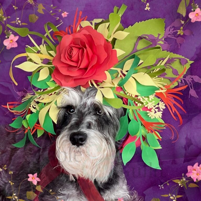 Printable Dog Flower Crown
