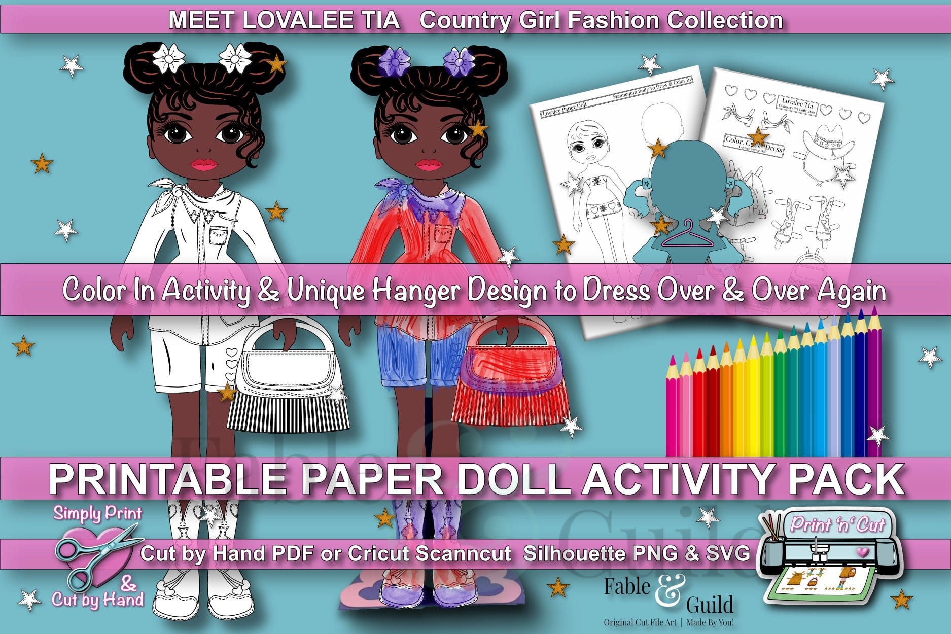 paper doll svg files