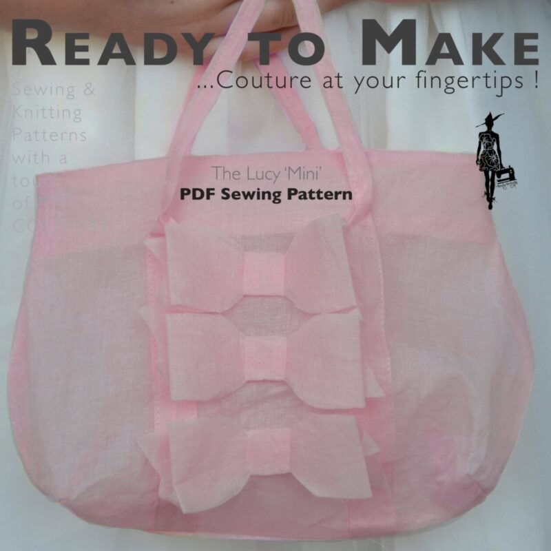 The Mini Lucy (PDF Tote Bag Sewing Patterns)